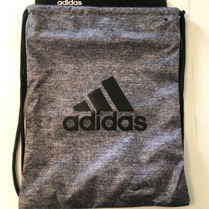 NWOT SET Adidas Drawstring “Sackpack” & Headbands